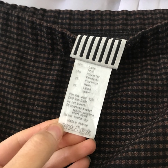 LILITH PARIS Check 2 Piece Gathered / Rusched Suit Set Sz L - Picture 10 of 16